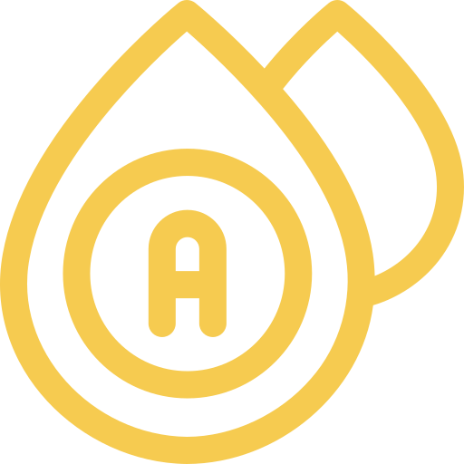 Vitamin A icon for pregnancy – supports baby’s eye development in healthy mango sorbet recipe.